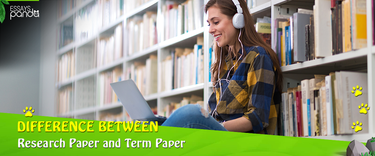 difference between research and term paper