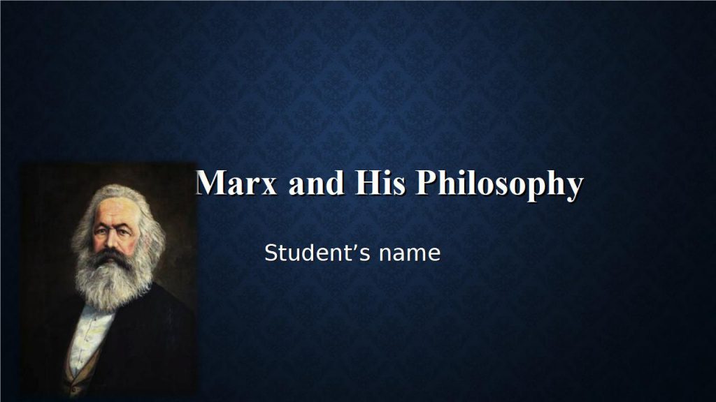 Karl Marx Powerpoint Presentation Sample