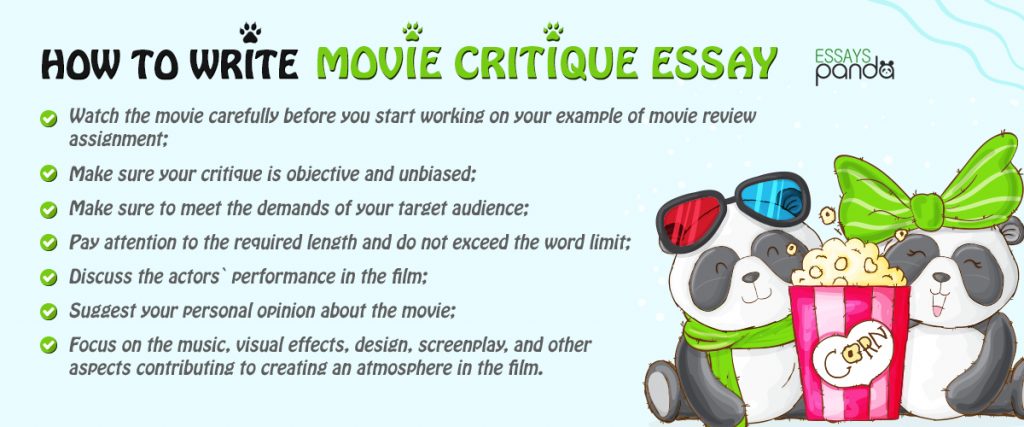 How to write a movie critique essay