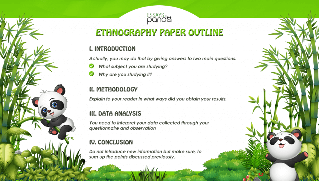 Ethnography Paper Outline